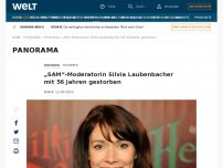 Bild zum Artikel: „SAM“-Moderatorin Silvia Laubenbacher mit 56 Jahren gestorben