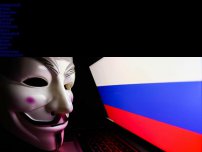 Bild zum Artikel: Ukraine-Krieg: Anonymous hackt Behörden, TV-Sender und verschickt SMS: So läuft der Kampf der Hacker gegen Russland