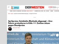 Bild zum Artikel: Spritpreise: Autobahn-Blockade am Mittwoch in NRW ++ Lkw-Fahrer drohen mit „Riesenchaos“