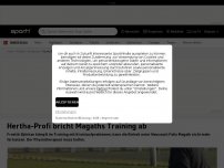Bild zum Artikel: Hertha-Profi bricht Magaths Training ab