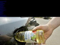 Bild zum Artikel: Großbritannien: Wegen der steigenden Spritpreise: Brite tankt sein Auto mit Speiseöl voll