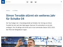 Bild zum Artikel: Simon Terodde stürmt ein weiteres Jahr für Schalke 04