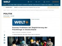 Bild zum Artikel: Enorme Probleme bei Registrierung der Flüchtlinge in Deutschland