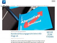 Bild zum Artikel: AfD mit Klage zur Wahl des Bundestags-Vizepräsidenten gescheitert