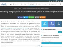 Bild zum Artikel: Moorburg: Stillgelegtes Kohlekraftwerk kann grünen Wasserstoff produzieren