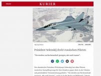 Bild zum Artikel: Präsident Selenskij droht russischen Piloten