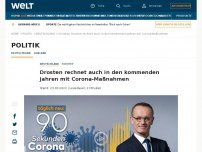 Bild zum Artikel: Drosten rechnet auch in den kommenden Jahren mit Corona-Maßnahmen