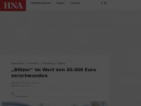 Bild zum Artikel: „Blitzer“ im Wert von 30 000 Euro verschwunden