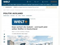 Bild zum Artikel: Kiew verliert die Geduld – und kauft jetzt selber Waffen in Deutschland