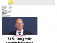 Bild zum Artikel: 7,3 % – Krieg treibt deutsche Inflation auf Rekord-Hoch