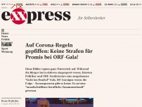 Bild zum Artikel: Auf Corona-Regeln gepfiffen: Keine Strafen für Promis bei ORF-Gala!