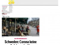 Bild zum Artikel: Schweden: Corona keine Gefahr mehr für Gesellschaft