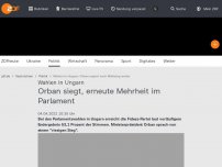 Bild zum Artikel: Orbans Fidesz-Partei liegt vorn