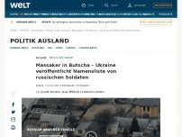 Bild zum Artikel: Neue Beweise für russische Gräuel in Butscha – ähnliche Berichte aus anderen Orten