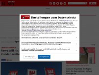 Bild zum Artikel: Lebensmittelkosten: Rewe will nicht alle Preissteigerungen an...