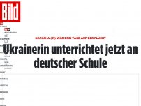 Bild zum Artikel: Vom Krieg an die Tafel - Erste ukrainische Lehrerin in Sachsen