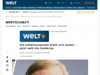 Bild zum Artikel: Die Inflationsspirale dreht sich weiter – jetzt naht die Geldkrise