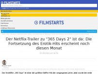 Bild zum Artikel: Der Netflix-Trailer zu '365 Days 2' ist da: Die Fortsetzung des Erotik-Hits erscheint noch diesen Monat
