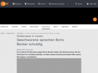 Bild zum Artikel: Geschworene sprechen Boris Becker schuldig