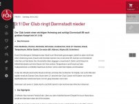 Bild zum Artikel: 3:1! Der Club ringt Darmstadt nieder