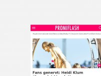 Bild zum Artikel: Fans genervt: Heidi Klum überredet Lieselotte zum Nack-Shoot