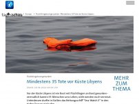 Bild zum Artikel: Flüchtlingsboot gesunken: Mindestens 35 Tote vor Küste Libyens