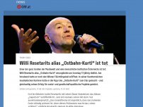 Bild zum Artikel: Willi Resetarits alias „Ostbahn-Kurti“ ist tot