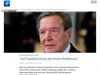 Bild zum Artikel: Immer mehr Politiker fordern Sanktionen gegen Schröder