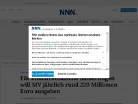 Bild zum Artikel: Für klimafreundliche Sanierungen will MV jährlich rund 220 Millionen Euro ausgeben