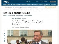 Bild zum Artikel: Berlin verbietet ukrainische Flagge - Melnyk empört