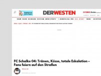 Bild zum Artikel: FC Schalke 04: Tränen, Küsse, totale Eskalation – S04-Stars feiern mit Fans in der Veltins-Arena