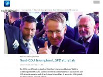 Bild zum Artikel: Wahl in Schleswig-Holstein: CDU klarer Sieger, Grüne vor SPD