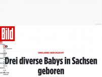 Bild zum Artikel: Unklares Geschlecht - Drei diverse Babys in Sachsen geboren