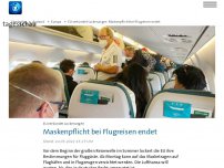 Bild zum Artikel: Maskenpflicht bei Flugreisen in der EU entfällt