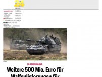 Bild zum Artikel: Weitere 500 Mio. Euro für Waffenlieferungen für Ukraine
