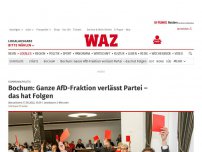 Bild zum Artikel: Kommunalpolitik: Bochum: Ganze AfD-Fraktion verlässt Partei – Das hat Folgen