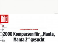 Bild zum Artikel: Friseurinnen bitte melden! - 2000 Komparsen für „Manta, Manta 2“ gesucht