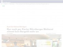 Bild zum Artikel: Nur noch per Karte: Nürnberger Bäckerei nimmt kein Bargeld mehr an