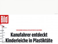 Bild zum Artikel: Grusel-Fund in Donau - Jungenleiche in Plastiktüte eingewickelt