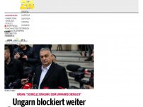 Bild zum Artikel: Ungarn blockiert weiter Ölembargo gegen Russland