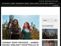 Bild zum Artikel: Johnny Depp-Prozess – Amber Heard verliert Hauptrolle in Aquaman 2