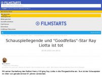 Bild zum Artikel: Schauspiellegende und 'Goodfellas'-Star Ray Liotta ist tot
