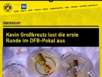 Bild zum Artikel: Kevin Großkreutz lost die erste Runde im DFB-Pokal aus