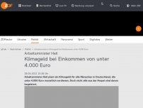 Bild zum Artikel: Klimageld bei Einkommen von unter 4.000 Euro