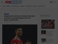 Bild zum Artikel: Engländer berichten: Cristiano Ronaldo wird als Lewy-Nachfolger beim FC Bayern gehandelt