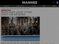 Bild zum Artikel: VIDEO: Neues Rammstein-Musikvideo 'Dicke T*tten' sorgt für Diskussionen