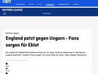 Bild zum Artikel: England patzt - Ungarn-Fans sorgen für Eklat