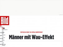 Bild zum Artikel: Fetisch-Fest in Köln - Männer mit Wau-Effekt