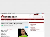Bild zum Artikel: Transfergerücht | Tobias Sippel (34, Torwart) soll zum 1. FC Kaiserslautern kommen | Abgebender Verein: Borussia Mönchengladbach