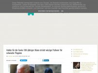 Bild zum Artikel: Hobby für die Seele: 109-jähriger Mann strickt winzige Pullover für schwache Pinguine